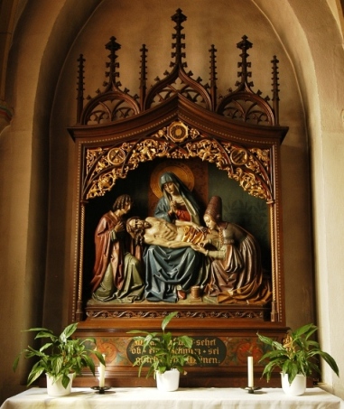 Der Altar der Friedenskapelle